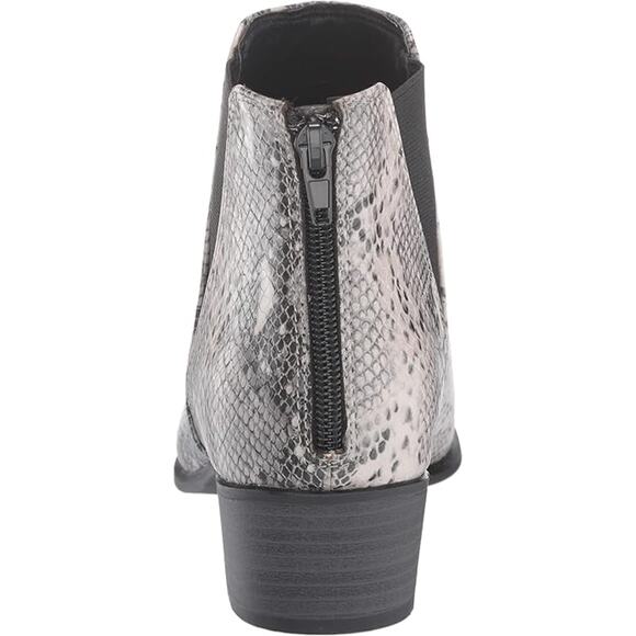 Esprit Tiffany Faux Snakeskin Ankle Boots Booties 10 - Picture 3 of 7
